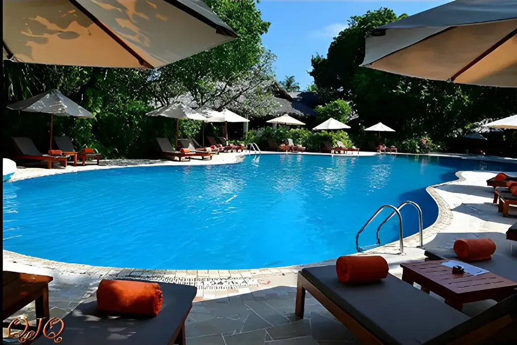 Construction of Luxurious Pool for Sheraton Resort Residence in Maldives image