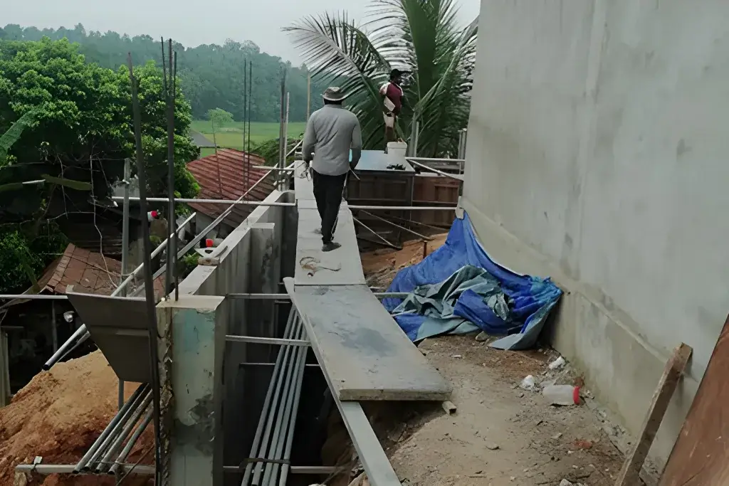 Construction of Internal Retaining Walls - Bio Mass Boiler Site in Ja-Ela image