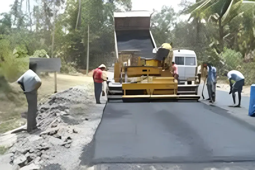 Dambadeniya to Horakale Road Construction image