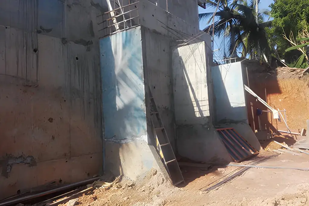 Construction of Retaining & Boundary Walls for Rathna Sri Ganarama Pothgul Viharaya - Batuwatta Gallery 1 image