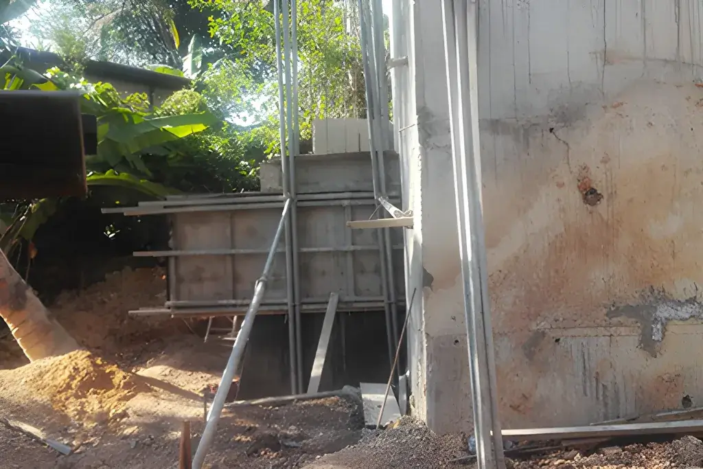 Construction of Retaining & Boundary Walls for Rathna Sri Ganarama Pothgul Viharaya - Batuwatta Gallery 2 image